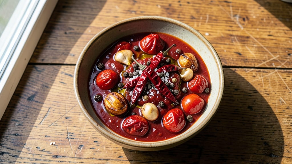 Authentic Chili Sauce Recipe: Deep Roasted Tomato and Smoky Cinnamon Base