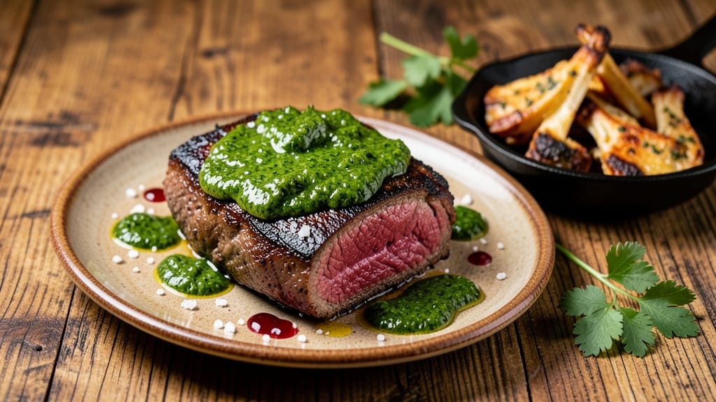 Argentinian Steak With Chimichurri Sauce Recipe: Herb-Packed Freshness That Cuts Through Richness