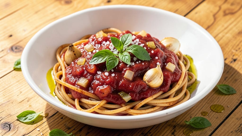 Authentic Italian Tomato Pasta Sauce Recipe: Slow-Simmered Umami with Fresh Basil Brightness