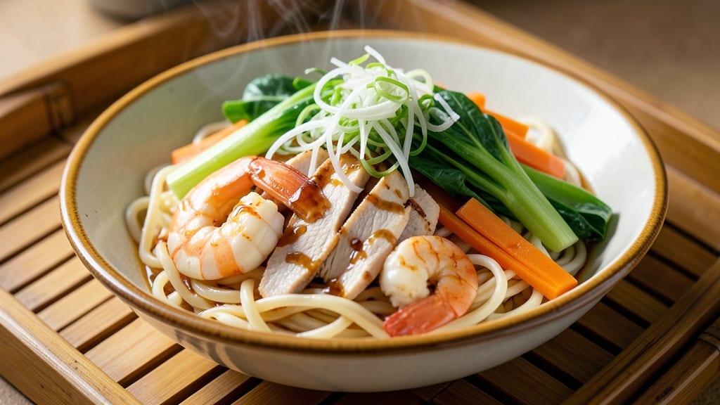 Authentic Lo Mein Recipe with Oyster Sauce: Wok-Fried Noodles with Silky Sauce