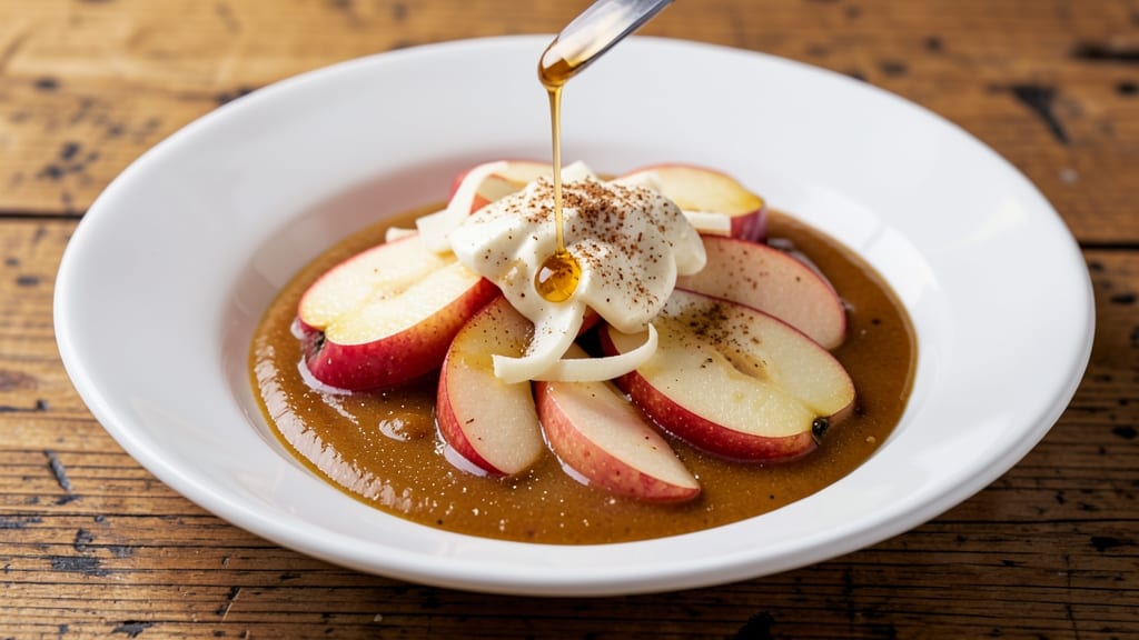 Apple Brandy Cream Sauce Recipe: Warm Spiced Boozy Drizzle for Desserts