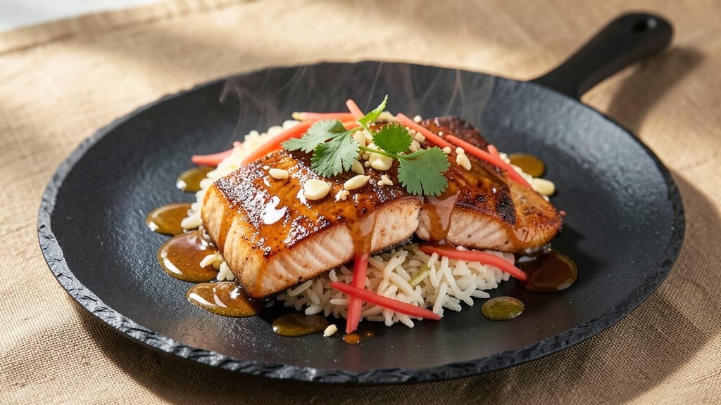Asian Salmon Sauce Recipe: Sesame-Ginger Gloss for Flaky, Buttery Fish
