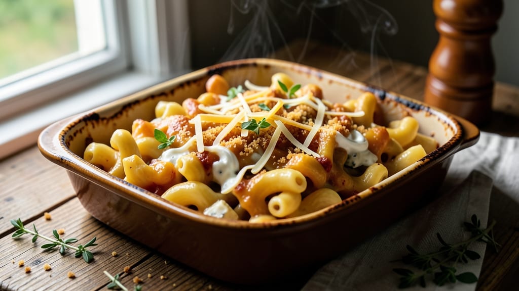 Baked Mac and Cheese Recipe with Cheese Sauce: Crispy Top, Gooey Pull-Apart Magic