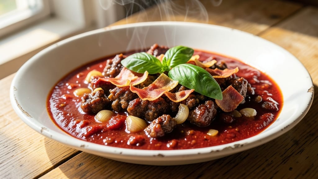 Authentic Italian Red Meat Sauce Recipe: Slow-Simmered Umami Depth With Fresh Herb Finish