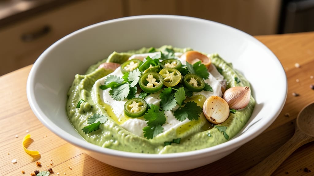 Sophie's Cuban Green Sauce Recipe: Zesty Avocado-Lime Cream Cheese Dip