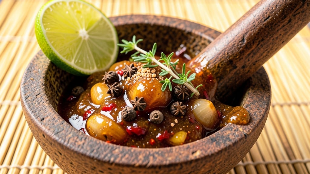 Authentic Caribbean Jerk Sauce Recipe: Scorched Allspice and Lime Zing for Grilling