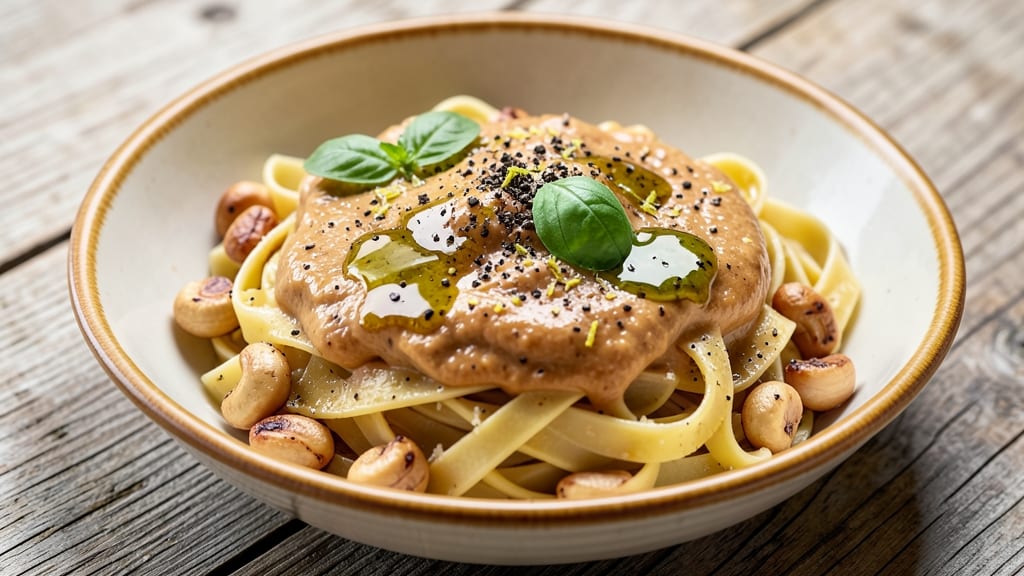Alfredo Pasta Sauce Recipe Without Cream: Rich Nutty Flavor From Roasted Cashews