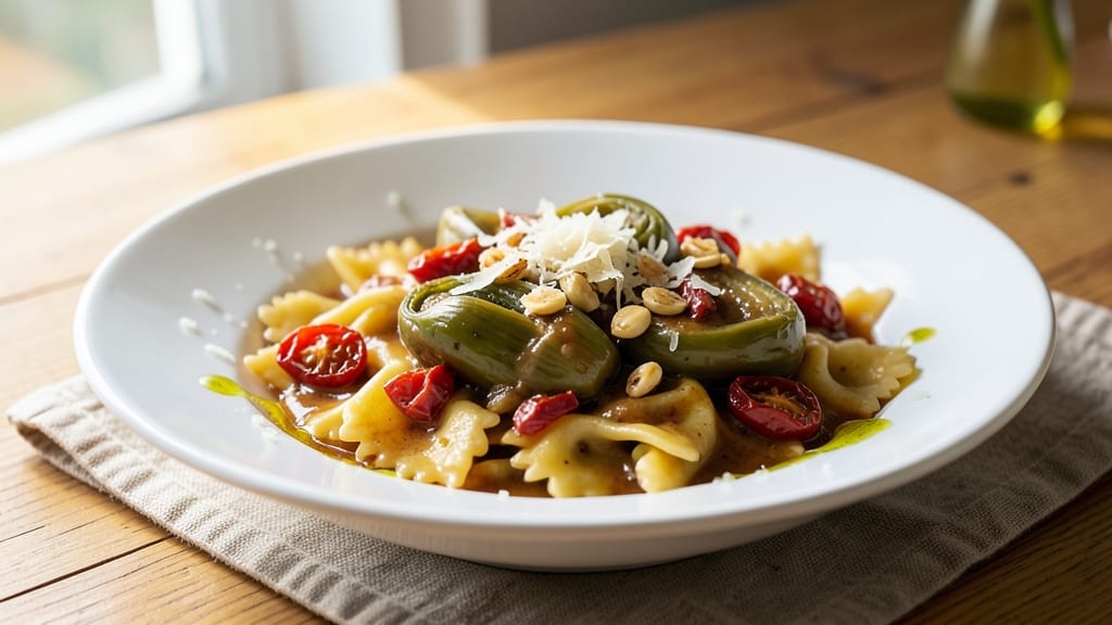 Artichoke Pasta Sauce Recipe: Sun-Dried Tomato and Parmesan Velvety Richness