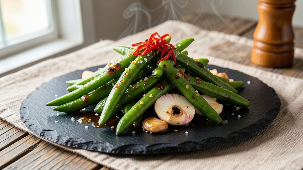 Asian Green Bean Recipe with Oyster Sauce: Wok-Seared Crunch and Savory Umami Bite