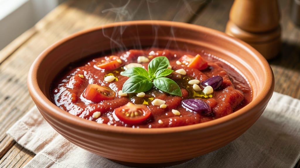 Alton Brown's Marinara Sauce Recipe: Deep Umami Balance From Garlic and Tomato Paste
