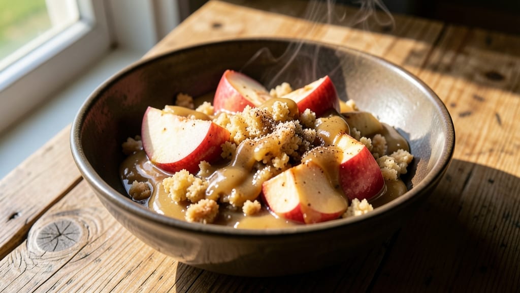 Apple Crumble Sauce Recipe: Warm Spiced Cinnamon Drizzle for Every Bite