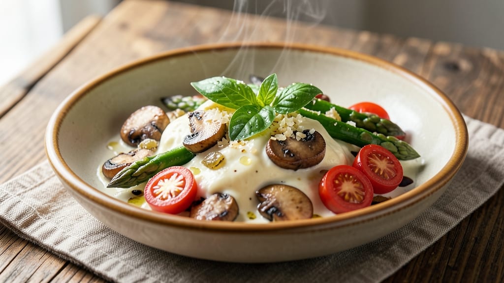 Alfredo Sauce With Vegetables Recipe: Creamy Garlic-Basil Whisk in 15 Minutes