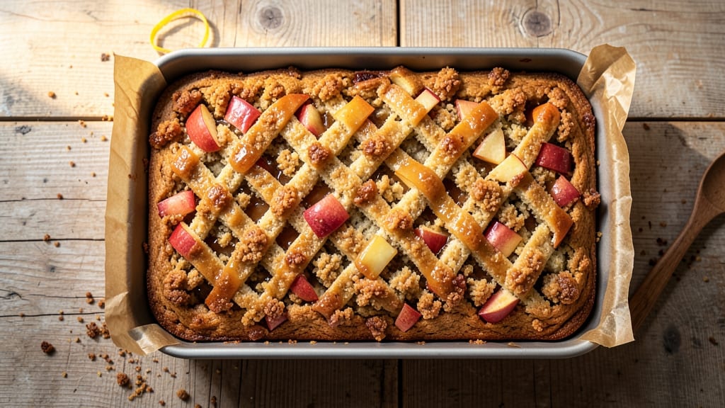 Applesauce Sour Cream Coffee Cake Recipe: Spiced Streusel Topping That Melts Into Moist Crumb