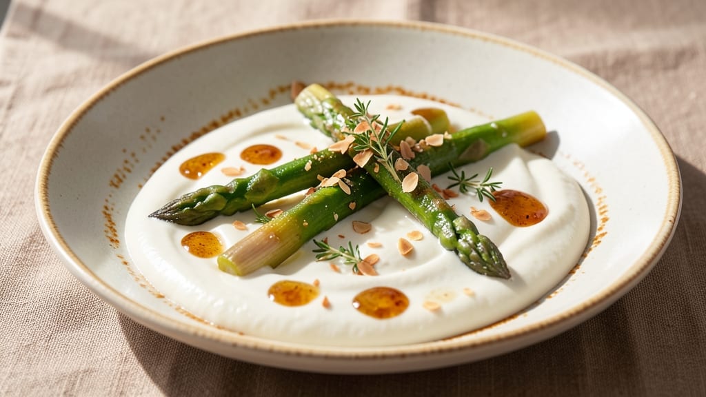 Asparagus White Sauce Recipe: Creamy Garlic Herb Velvety Dip