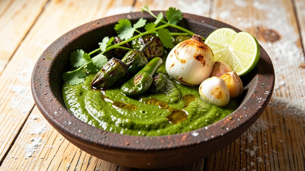 Authentic Mexican Green Hot Sauce Recipe: Tangy, Smoky, and Freshly Blended Heat