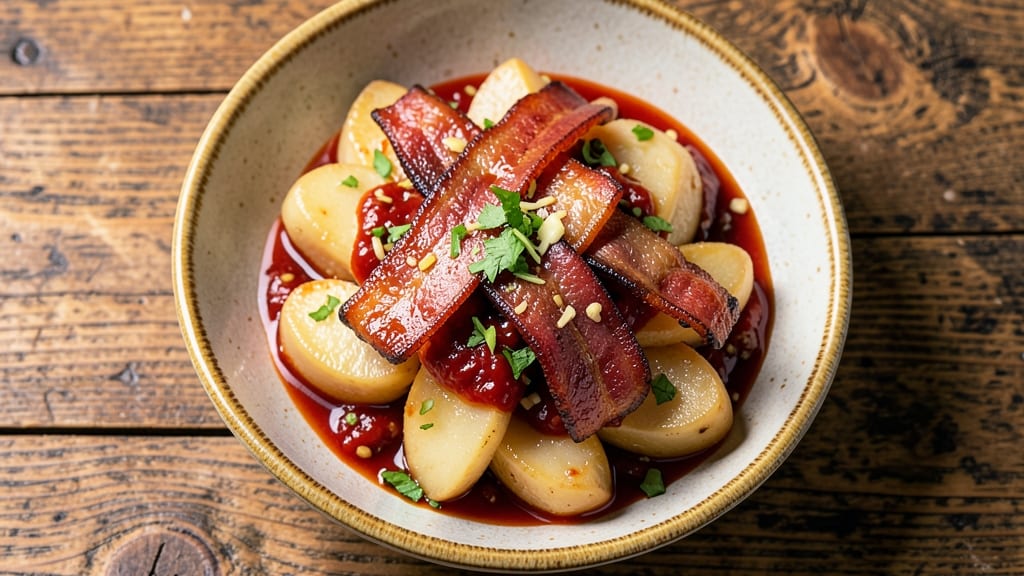 Bacon Wrapped Water Chestnut Recipe with Chili Sauce: Crunchy Crust Meets Spicy-Sweet Sauce
