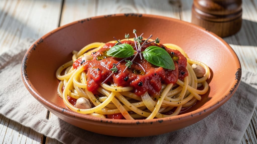 Authentic Italian Spaghetti Sauce Recipe With Fresh Tomatoes: Slow-Simmered Umami Richness in One Pot